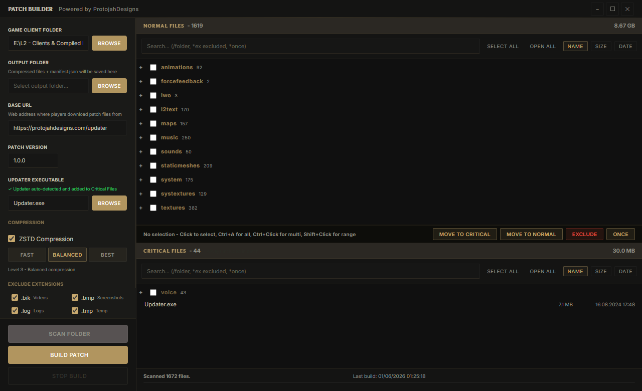 PatchBuilder interface